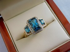 QVC 9CT YELLOW GOLD 3.15ct