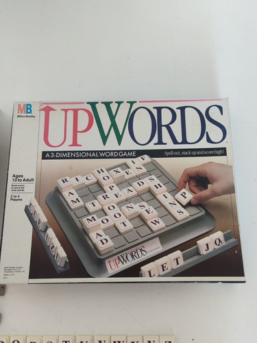 Vintage upwords word board - upwords, 3d