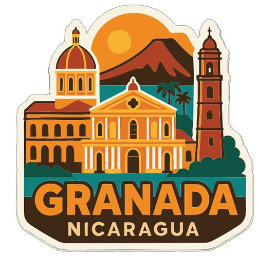 Granada nicaragua sticker - nicaragua,