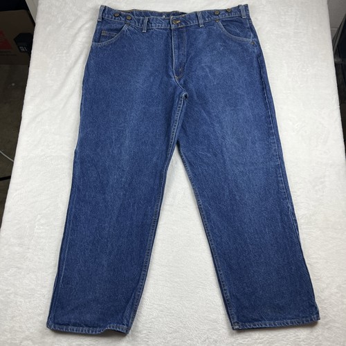 Vtg prison blue jeans - vtg, mens
