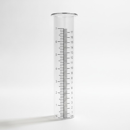 Rain gauge glass tube - rain,