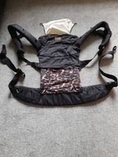 NUBY Hip Happy Baby Carrier Sling Leopard Print Limited Edition 1 Wk-18 Mnths