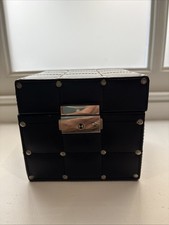 Studded Black Cube Leather
