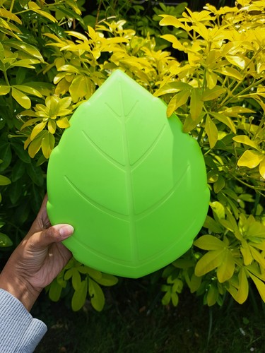 Upplyst led green leaf wall - led,