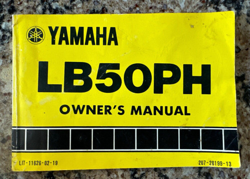 1980s yamaha lb50 owner - 1980s, ph