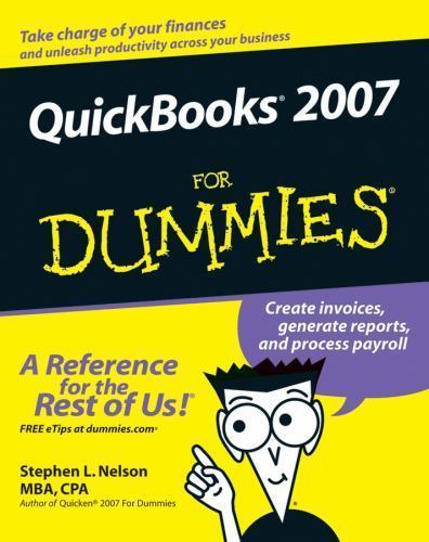 Quickbooks 2007 for dummies - quickbooks,
