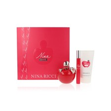 Nina Ricci Nina Giftset EDP Spray + EDP Roll-On + Body Lotion- For HER- Free P&P