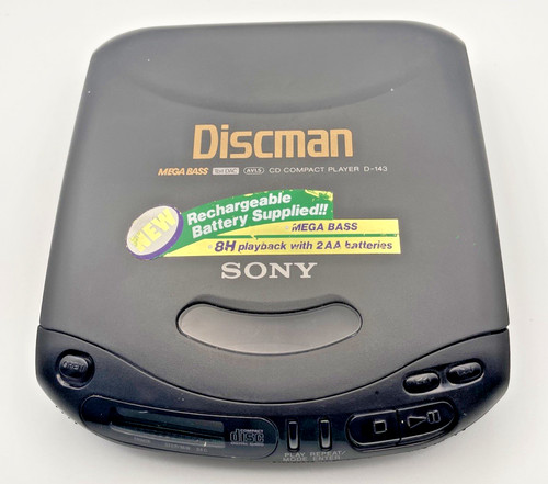 Sony 143 discman portable - discman,