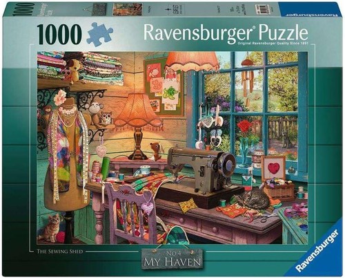Sewing shed puzzle 1000 - shed,