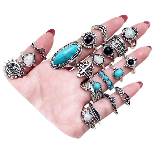 Vintage silver knuckle rings - vintage,