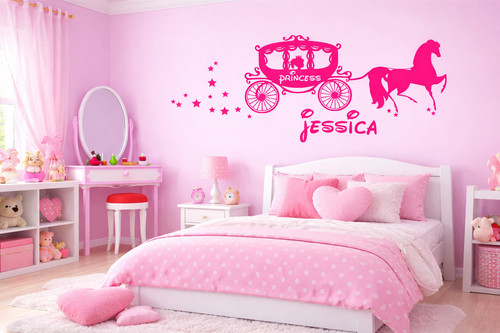 Personalised princess horse - princess,