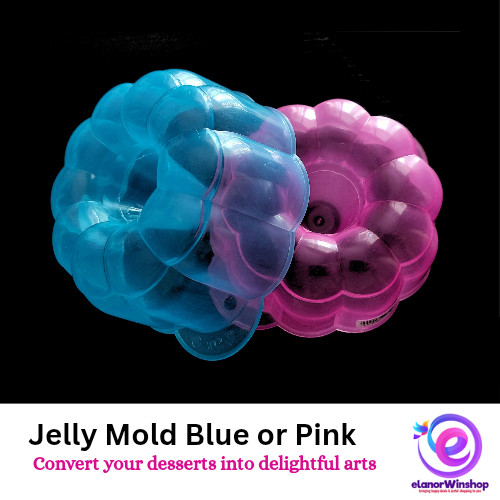 Jelly mold inch blue or - in,