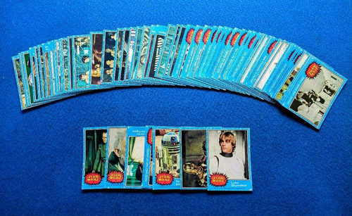 Topps 1977 blue set star - blue,