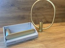 Next brushed satin gold toilet