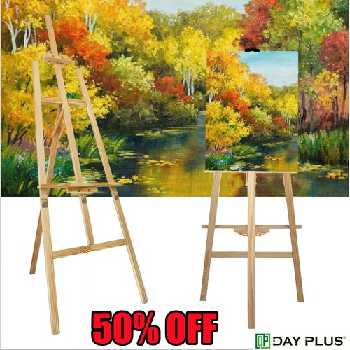 75m wooden easel - easel, art