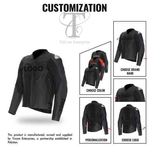 Men leather motorcycle - leather,