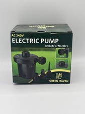 Green Haven 150W AC Electric Air Pump for Inflatables, Paddling Pools & Air Beds