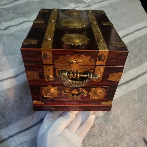 Vintage asian mahogany - mahogany, jewelry