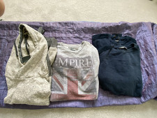 MEN'S SIZE SMALL 1 HOODIE/1 SWEATSHIRT & 2 JUMPERS BUNDLE - CEDARWOOD STATE