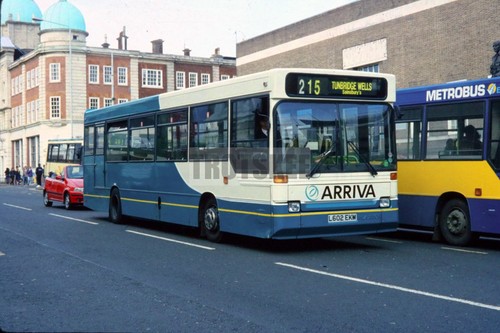 35mm slide arriva - arriva, volvo