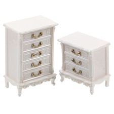2 Pcs Mini House Display