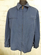 Vintage US Navy Insulated Man's Blue Deck Utility Jacket X-Large