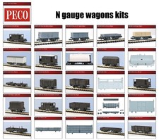 N gauge wagons plastic model