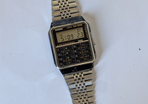 Casio 505 vintage 1980s - ca-505,