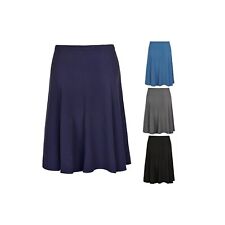 Womens Half Elasticated Waist