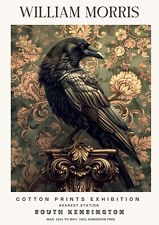 William Morris Vintage Raven