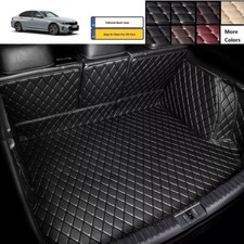 Tailored Custom Full Coverage PU Leather Boot Liner for BMW 3 Series 2005-2025