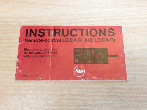 Remote control leica rc - leica, (rc