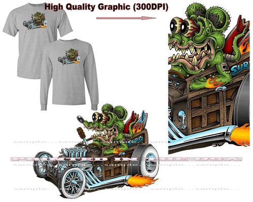 Rat rod cartoon character - rod,