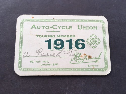 Scarce 1916 auto cycle - auto-cycle, union