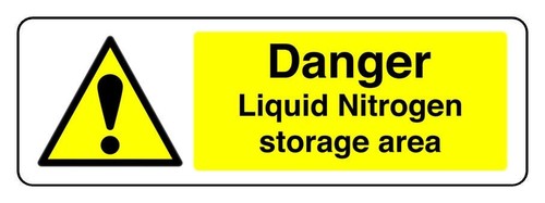 Danger liquid nitrogen - danger, storage