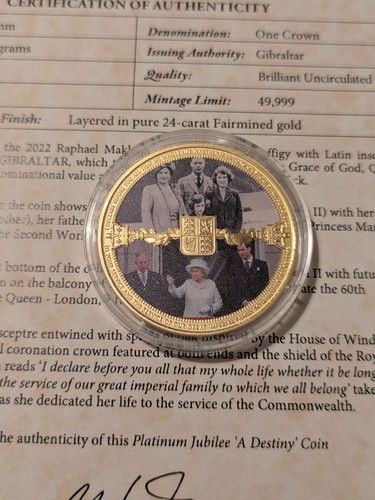 Gibraltar london mint 2022 - london,