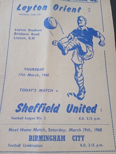 Leyton orient sheffield - leyton,
