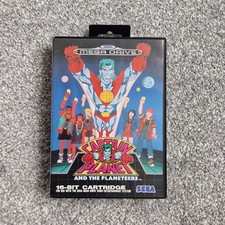Captain Planet and the Planteteers CIB Boxed w/Manual Complete Sega Mega Drive
