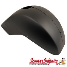 Mudguard (metal, black) (Vespa