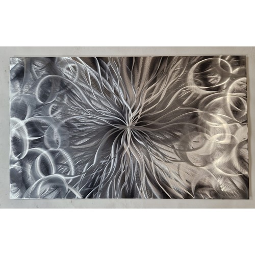 Modern abstract metal wall