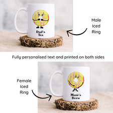 Personalised custard cream