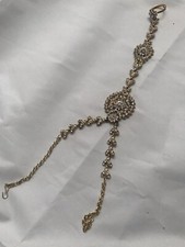 Hand piece , hand harness , hand chain , hand jewellery , ek angla, panja ring