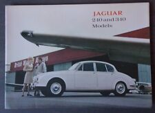 JAGUAR 240 & 340 SALOONS orig 1967 UK Mkt Full 12pp Sales Brochure - Mark 2 Mk2