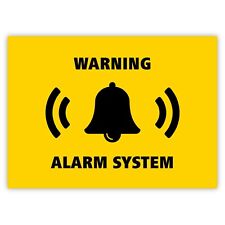 Alarm System Stickers - Homes, Shops, Sheds - Intruder Warning Indoor Outdoor