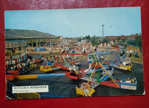 Butlins minehead postcard - minehead,