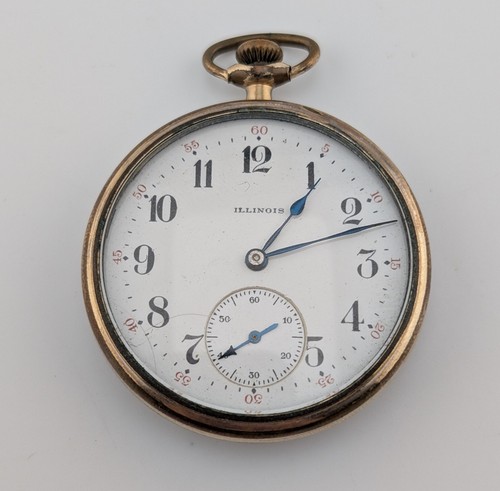 Antique illinois pocket - pocket, watch