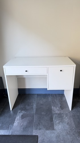 White ikea dressing table with - white,