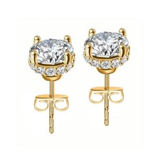 9ct Gold Round Solitaire Stud