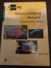 AQUALOG African Cichlids III Malawi II: Peacocks. English & German Ed. HBK