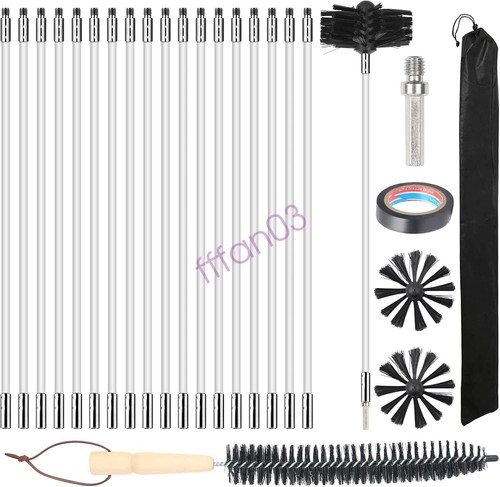 32x flexible chimney sweep set - flexible,